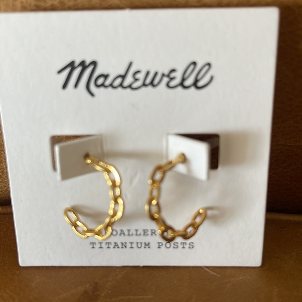 Madewell hoops. New